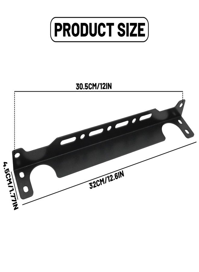DUZFOREI طقم دعامات تثبيت مبرد الزيت من دوزفوري مع براغي وصواميل، طول 330 مم/13 بوصة، طقم دعامات تثبيت مبرد الزيت من سبائك الألومنيوم لمبرد زيت المحرك - Image 3